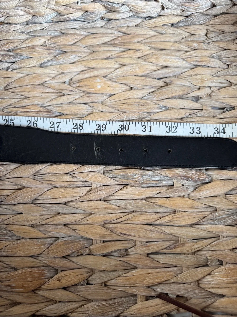 Brighton Black Leather Belt with Decorative Silver Concho